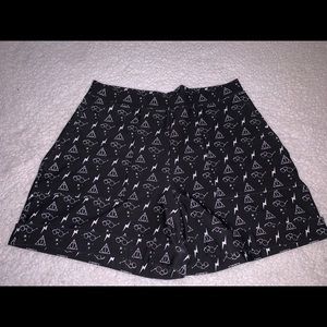 Blackmilk Harry Potter cuffed shorts with pockets